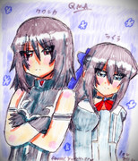 QMAの黒髪双子