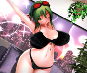 【GUMIさん萌えリンク】のびのびシながらの わきぱいっ♡