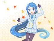 【艦これ】五月雨ちゃん（秋）2024【ドット絵】