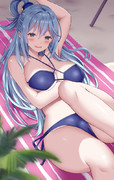 バカンスするアクアさん
