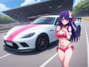 レースクイーンの星野アイ