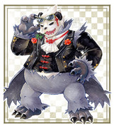 ゴロンダにタキシード着せたった