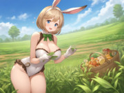 大草原のカジノのバニーガールなジータちゃん