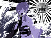 演歌を歌うウタハ先輩