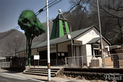 間藤駅の駅舎