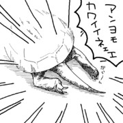 クサガメのあんよ