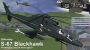 【MMDモデル配布】S-67 Blackhawk 攻撃ヘリ