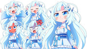 WhiteCUL(雪さん)の立ち絵素材
