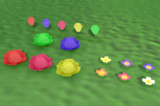 【MMDアクセサリ配布あり】きかんしゃトーマス用 花アクセサリー