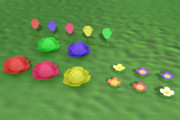 【MMDアクセサリ配布あり】きかんしゃトーマス用 花アクセサリー