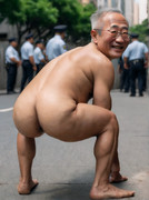 全裸老人男性(72)