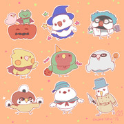 鳥ハロウィン
