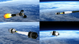 打ち上げシーケンス 03 【フェアリングの分離～宇宙船をロケットから分離