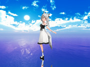 レイちゃん撮影中