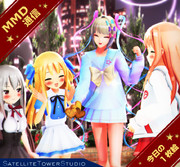 【MMD通信】超てんちゃんが ハロウィンの お菓子配りをするよ！