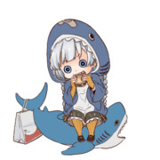 ぱくぱくさめあかり（GIF）