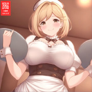 ファミレスのウェイトレスのジータちゃん Solid Style