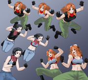 モジャクロ戦闘記　第90回で使用した立ち絵