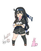 初霜『よし！できた！』