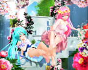 【今日のYYBルカさん】おみあしさんを 合わせっ子…♡