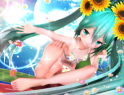 【ちびミクちゃん萌えリンク】かわいい足裏さんで ぺたぺたぁ…♡