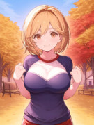 調子が戻ったので近所の公園でラジオ体操するジータちゃん