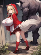 赤ずきんじゃなくなった娘 ifルート2　赤いずきんで耳を隠した娘