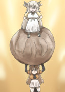 ヤクとモウコノウマ