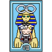 【ドット絵】邪眼姫タロット「8.力」