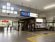 東武日光駅の改札口