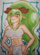 サラシ&褌姿の不落さん