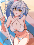 ビーチのシロちゃん