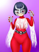 赤ジューシャさん