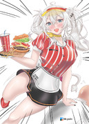 獅白ぼたんファーストフード