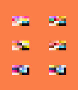 CL2024 ドット絵 プリティーシリーズ JPEG 6色 ロックマンX風 (ゼロ) SFC
