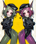 キューイちゃんとアルセラちゃん