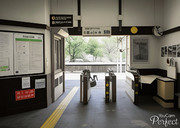 JR横川駅の自動改札機