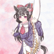 お嬢にI字バランスしてもらった