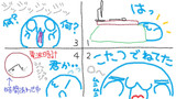夜中の異音（４コマ）