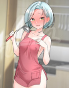 裸エプロン玉波