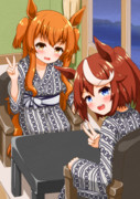テイオーとマヤノとあのスペース