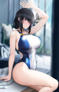 山城と水着パーティ