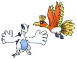 ルギアとホウオウ