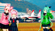 【MMD艦これ】岐阜基地航空祭2024に行って来た！！②正妻親子で記念写真【艦これ】