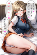 ミ、ミニスカートちゃんのおぱんつなんかで興奮するわけっ・・・❤