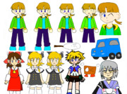 AGCL姉貴が描いたMKT姉貴と愉快な仲間たち.USO