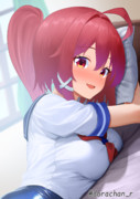 朝になっちゃいましたね、司令官♥