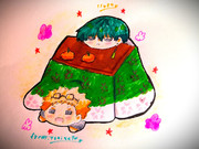 王牙と翠のこたつ時間