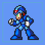 ドット絵「エックスRX4」 BG4X  SFC