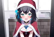 クリスマスシーズンにサンタコスでバイトする宮舞